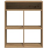 vidaXL Boekenkast 66x31x80 cm bewerkt hout artisanaal eikenkleur