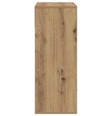 vidaXL Boekenkast 66x31x80 cm bewerkt hout artisanaal eikenkleur