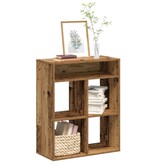 vidaXL Boekenkast 66x31x80 cm bewerkt hout oud houtkleurig