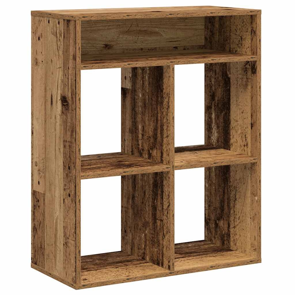 vidaXL Boekenkast 66x31x80 cm bewerkt hout oud houtkleurig