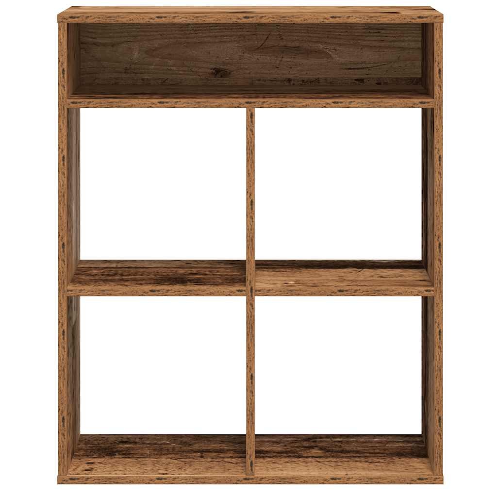 vidaXL Boekenkast 66x31x80 cm bewerkt hout oud houtkleurig