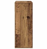 vidaXL Boekenkast 66x31x80 cm bewerkt hout oud houtkleurig