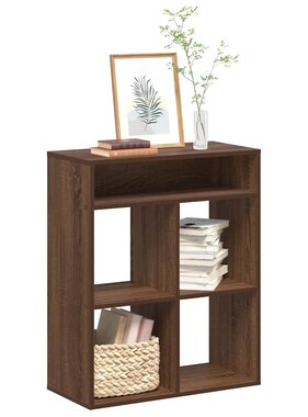 VidaXL Boekenkast 66x31x80 cm bewerkt hout bruin eikenkleur