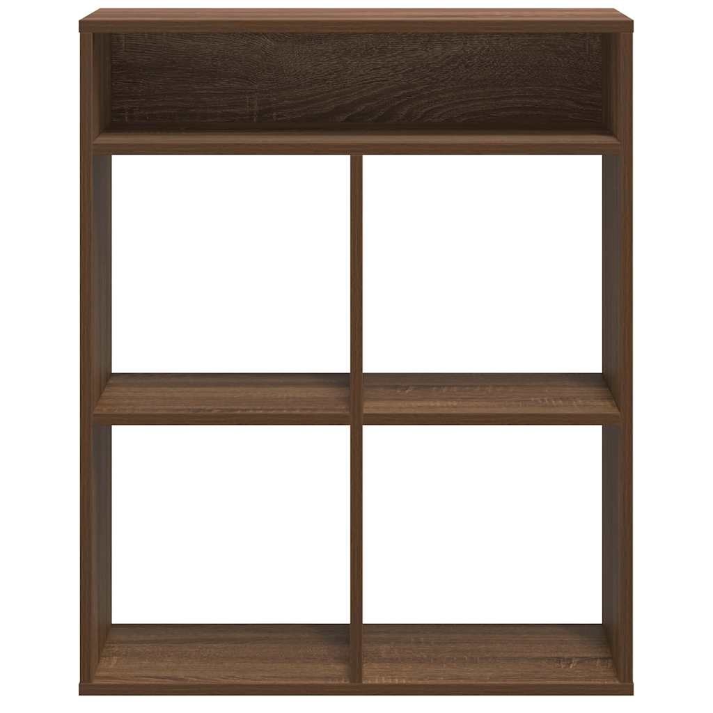 vidaXL Boekenkast 66x31x80 cm bewerkt hout bruin eikenkleur