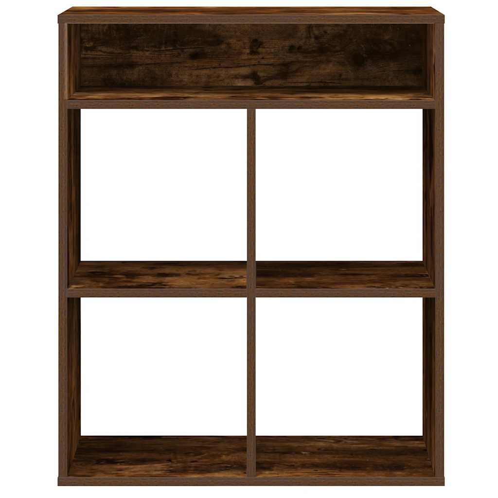 vidaXL Boekenkast 66x31x80 cm bewerkt hout gerookt eikenkleurig