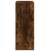 vidaXL Boekenkast 66x31x80 cm bewerkt hout gerookt eikenkleurig