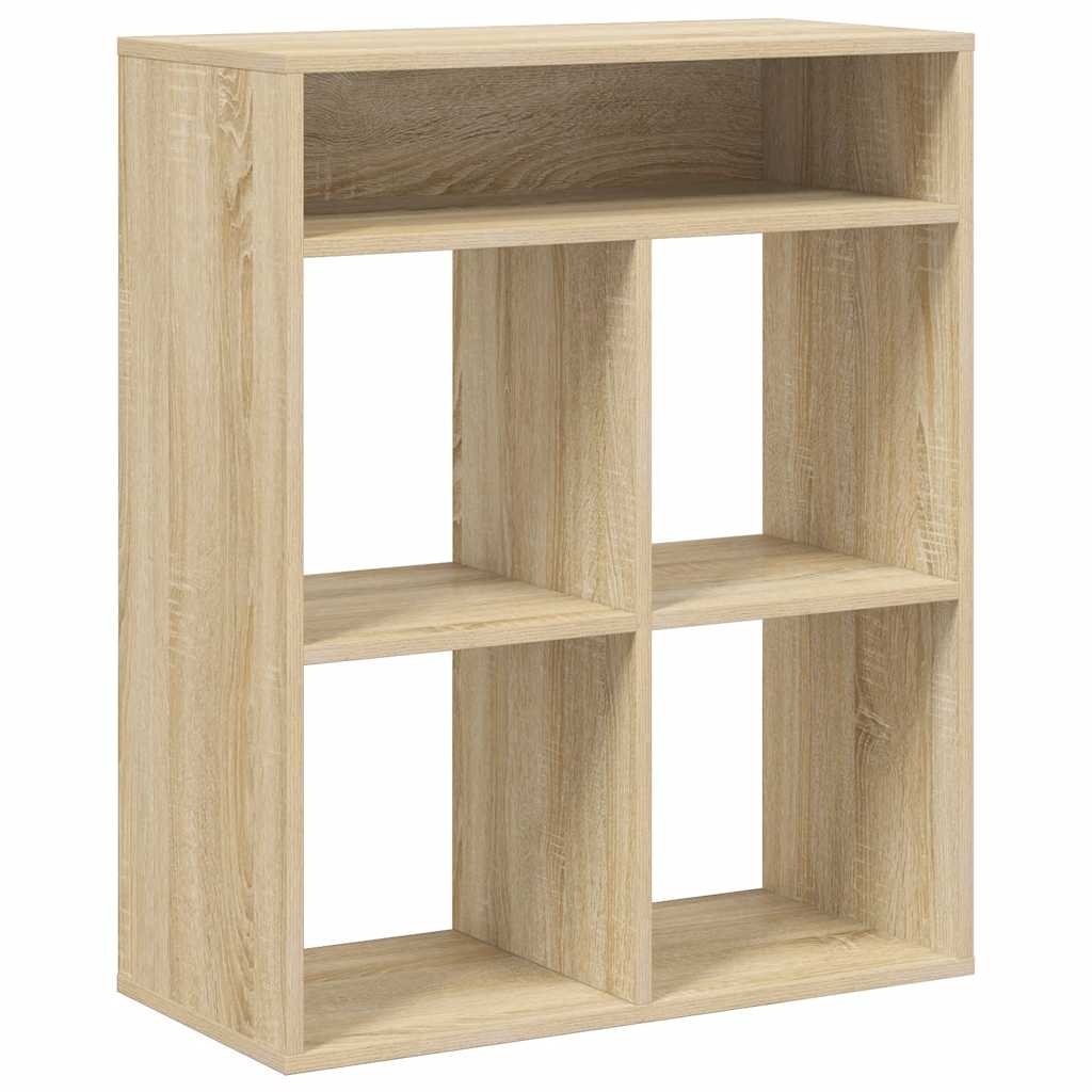 vidaXL Boekenkast 66x31x80 cm bewerkt hout sonoma eikenkleurig
