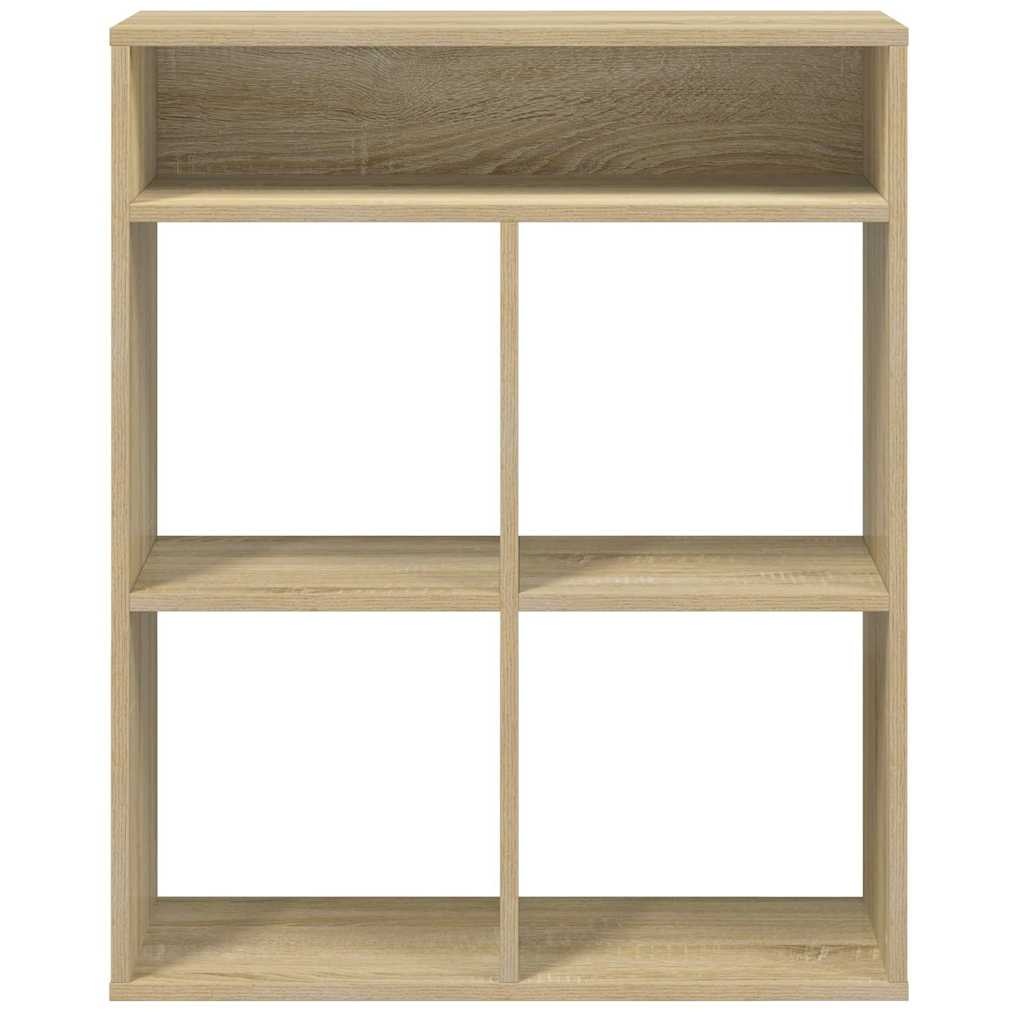 vidaXL Boekenkast 66x31x80 cm bewerkt hout sonoma eikenkleurig