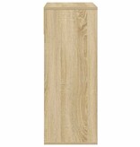 vidaXL Boekenkast 66x31x80 cm bewerkt hout sonoma eikenkleurig