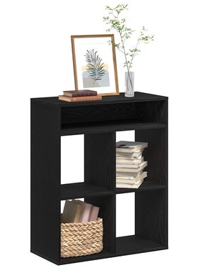 VidaXL Boekenkast 66x31x80 cm bewerkt hout zwart