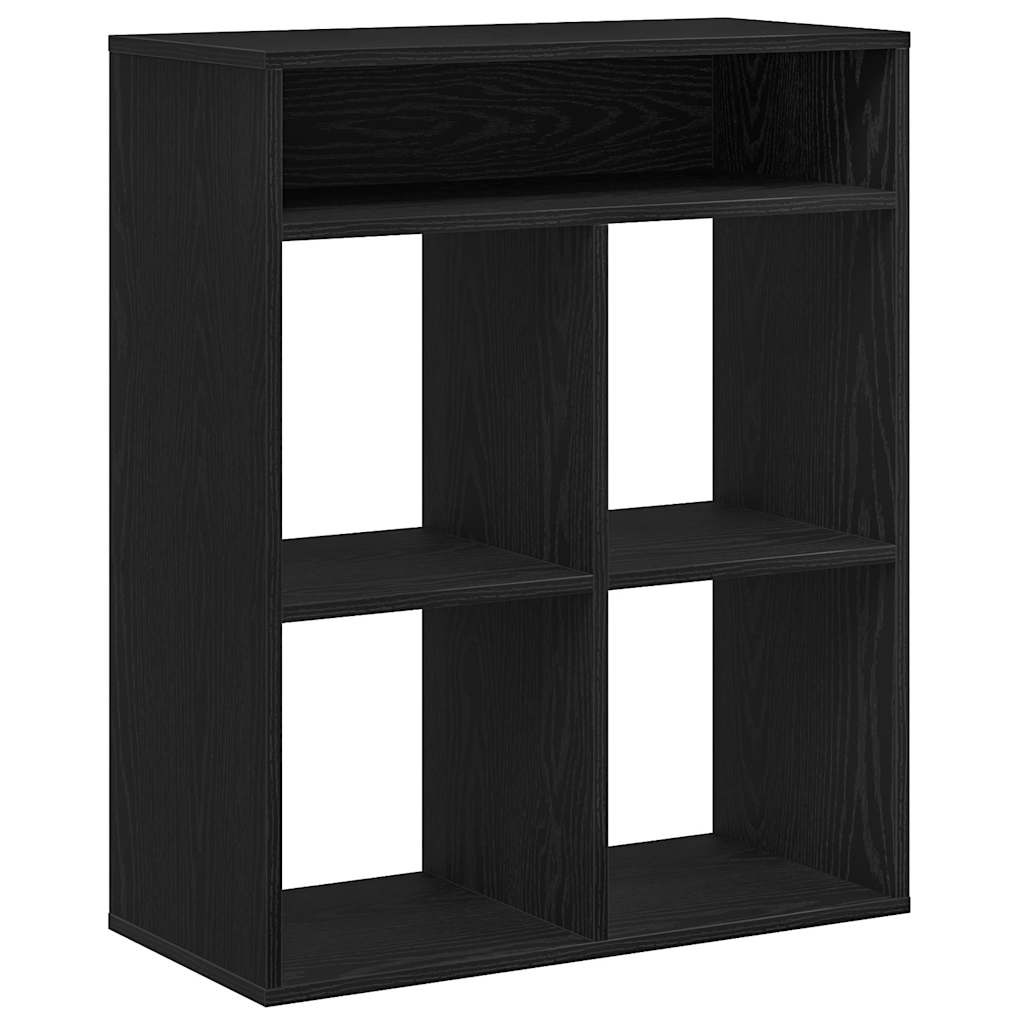 vidaXL Boekenkast 66x31x80 cm bewerkt hout zwart