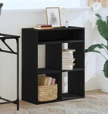 vidaXL Boekenkast 66x31x80 cm bewerkt hout zwart