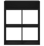 vidaXL Boekenkast 66x31x80 cm bewerkt hout zwart