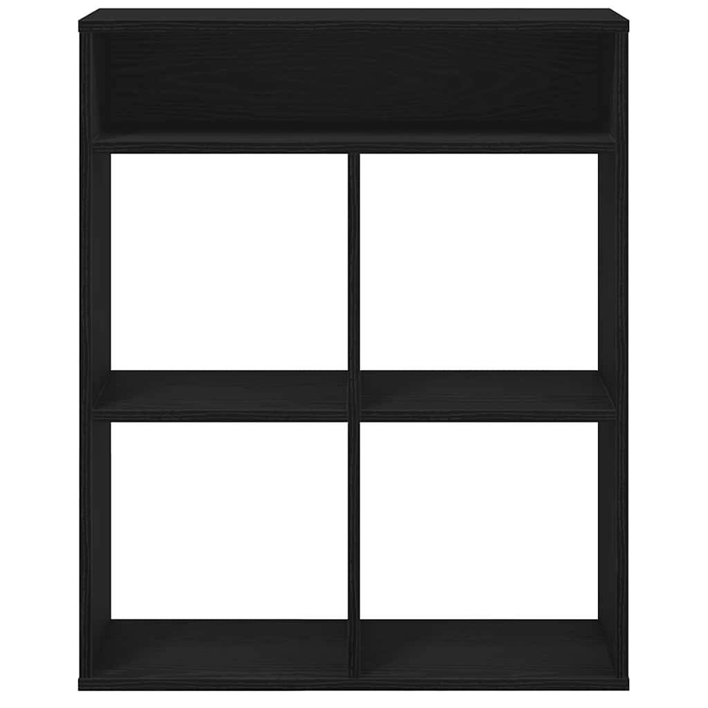 vidaXL Boekenkast 66x31x80 cm bewerkt hout zwart
