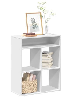 VidaXL Boekenkast 66x31x80 cm bewerkt hout wit