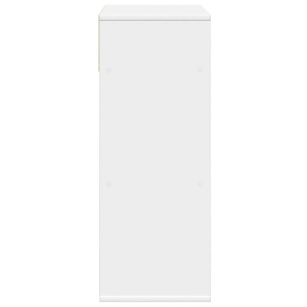 vidaXL Boekenkast 66x31x80 cm bewerkt hout wit