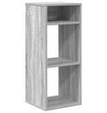 vidaXL Boekenkast 34x31x80 cm bewerkt hout grijs sonoma eikenkleurig