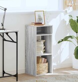 vidaXL Boekenkast 34x31x80 cm bewerkt hout grijs sonoma eikenkleurig