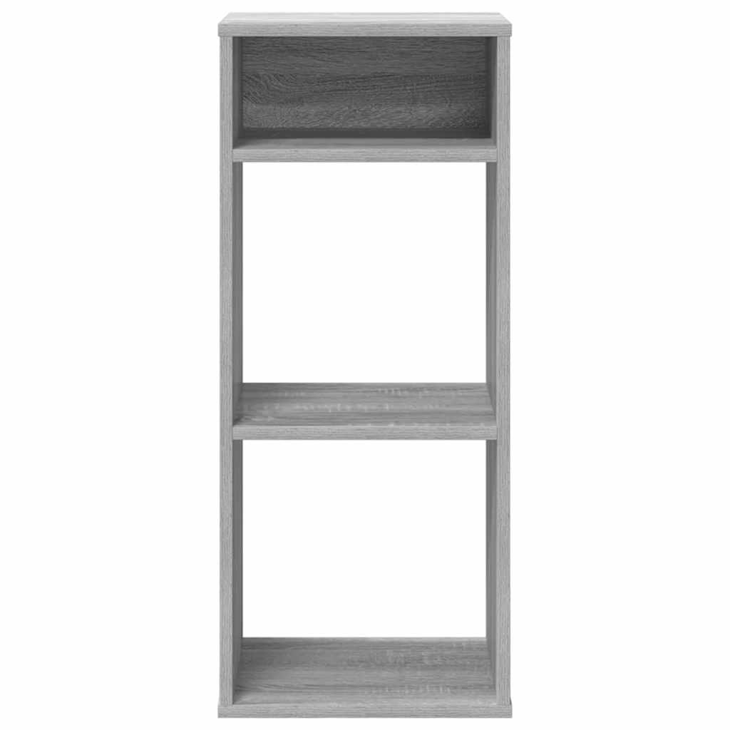 vidaXL Boekenkast 34x31x80 cm bewerkt hout grijs sonoma eikenkleurig
