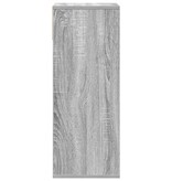vidaXL Boekenkast 34x31x80 cm bewerkt hout grijs sonoma eikenkleurig