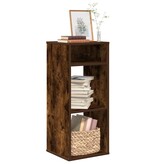 vidaXL Boekenkast 34x31x80 cm bewerkt hout gerookt eikenkleurig