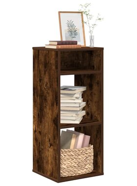 VidaXL Boekenkast 34x31x80 cm bewerkt hout gerookt eikenkleurig