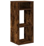 vidaXL Boekenkast 34x31x80 cm bewerkt hout gerookt eikenkleurig