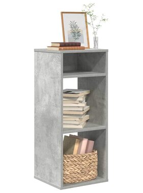 VidaXL Boekenkast 34x31x80 cm bewerkt hout betongrijs