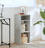 vidaXL Boekenkast 34x31x80 cm bewerkt hout betongrijs