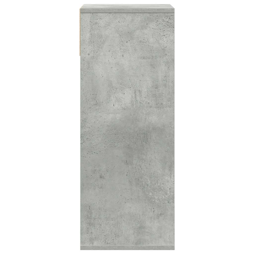 vidaXL Boekenkast 34x31x80 cm bewerkt hout betongrijs