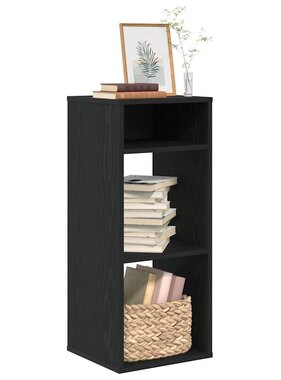 VidaXL Boekenkast 34x31x80 cm bewerkt hout zwart