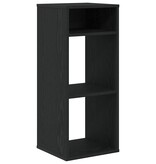 VidaXL Boekenkast 34x31x80 cm bewerkt hout zwart