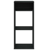 VidaXL Boekenkast 34x31x80 cm bewerkt hout zwart