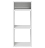 VidaXL Boekenkast 34x31x80 cm bewerkt hout wit