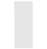 VidaXL Boekenkast 34x31x80 cm bewerkt hout wit