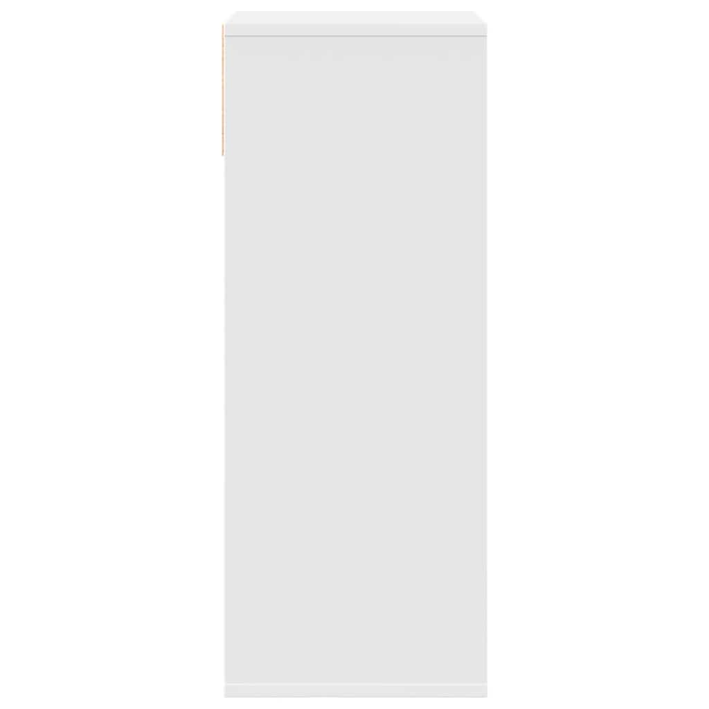 VidaXL Boekenkast 34x31x80 cm bewerkt hout wit