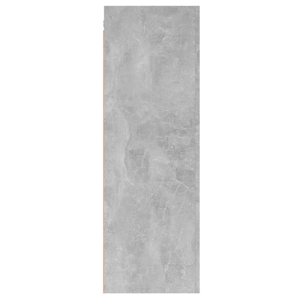 vidaXL Tv-meubels 2 st 30,5x30x90 cm bewerkt hout betongrijs