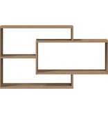 VidaXL Wandschap 104x20x58,5 cm bewerkt hout artisanaal eikenkleurig