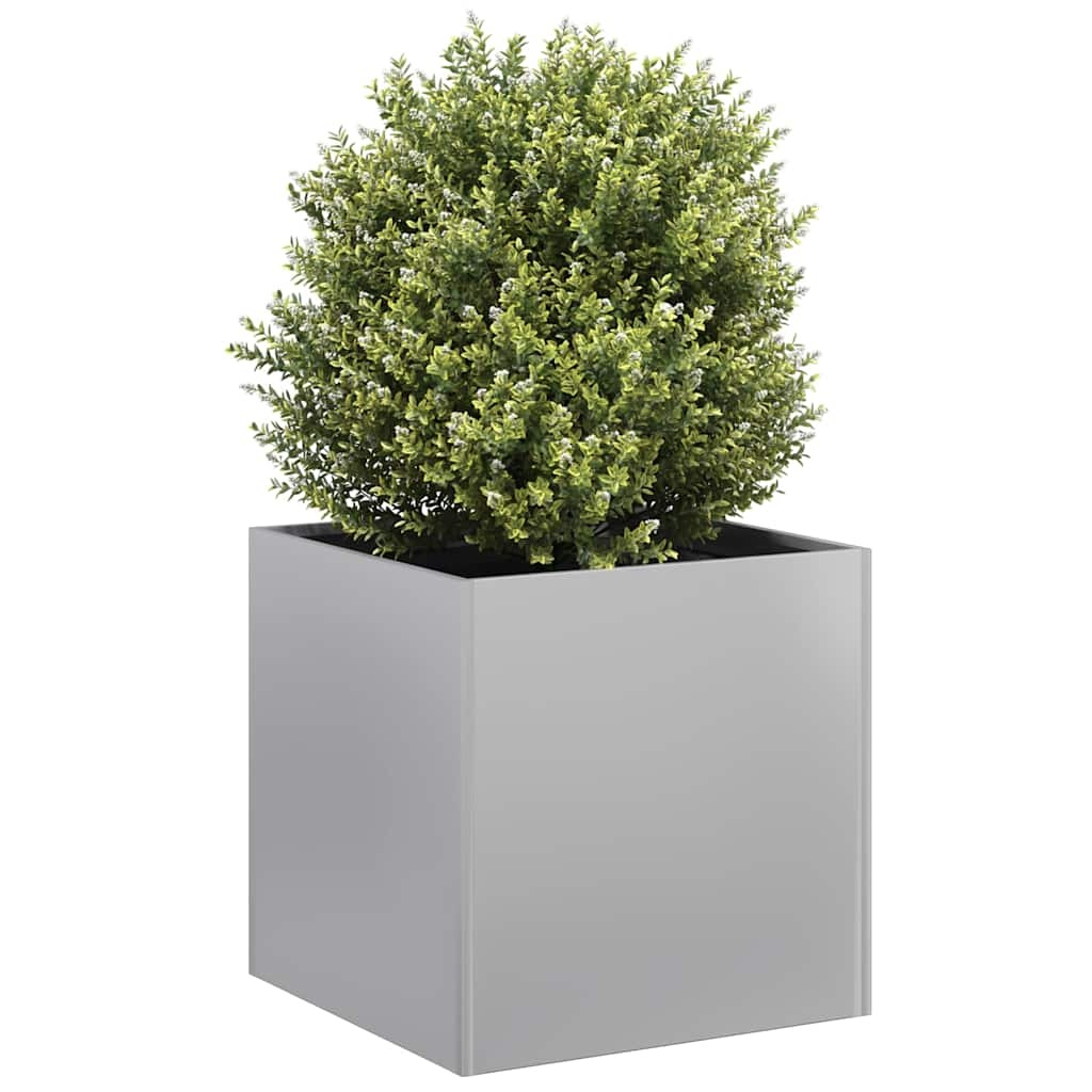 vidaXL Plantenbak 40x40x40 cm gegalvaniseerd staal