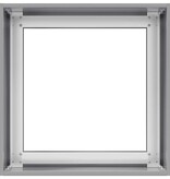 vidaXL Plantenbak 40x40x40 cm gegalvaniseerd staal