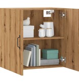 VidaXL Wandkast 60x31x60 cm bewerkt hout artisanaal eikenkleurig