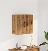 VidaXL Wandkast 60x31x60 cm bewerkt hout artisanaal eikenkleurig