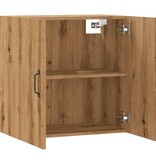 VidaXL Wandkast 60x31x60 cm bewerkt hout artisanaal eikenkleurig