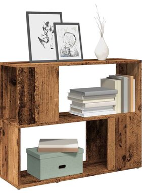 vidaXL Boekenkast/kamerscherm 80x24x63 cm oud houtkleurig