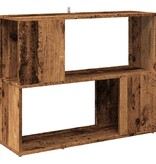 VidaXL Boekenkast/kamerscherm 80x24x63 cm oud houtkleurig