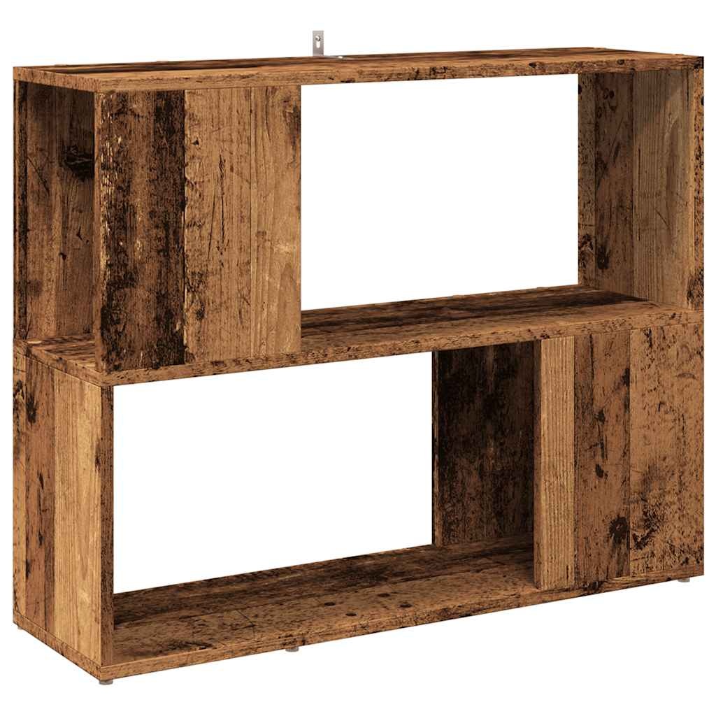 VidaXL Boekenkast/kamerscherm 80x24x63 cm oud houtkleurig