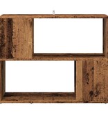 VidaXL Boekenkast/kamerscherm 80x24x63 cm oud houtkleurig