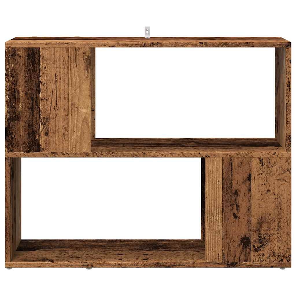 VidaXL Boekenkast/kamerscherm 80x24x63 cm oud houtkleurig