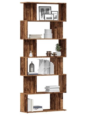 VidaXL Boekenkast 80x24x192 cm bewerkt hout oud houtkleurig