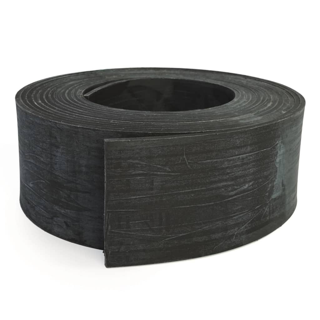 vidaXL Borderrand 7 mm 14cmx15m zwart